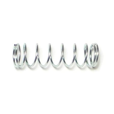 Midwest Fastener 21/64" x 1-1/8" x .029" WG Steel Compression Springs 1 12PK 18504